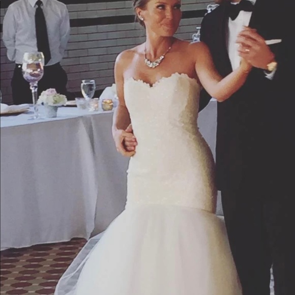 Romona Keveza Legends L315 Mermaid Fit and Flare Gown BRAND NEW UNALTERED - Picture 16 of 16